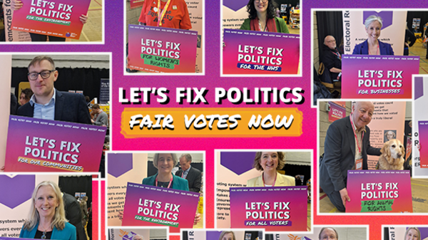 Let's fix politics - fair votes now 