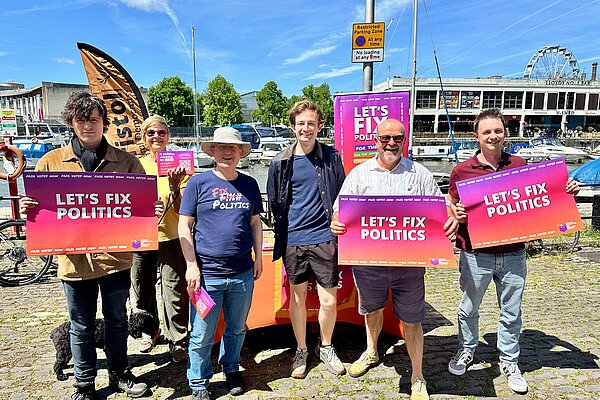 Let's Fix Politics Action Day in Bristol